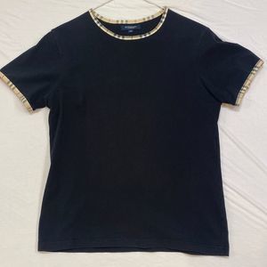 Burberry Size Medium Black Top Nova Check Edging